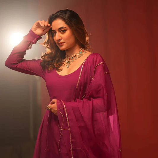 Mustard Floral Suit Set